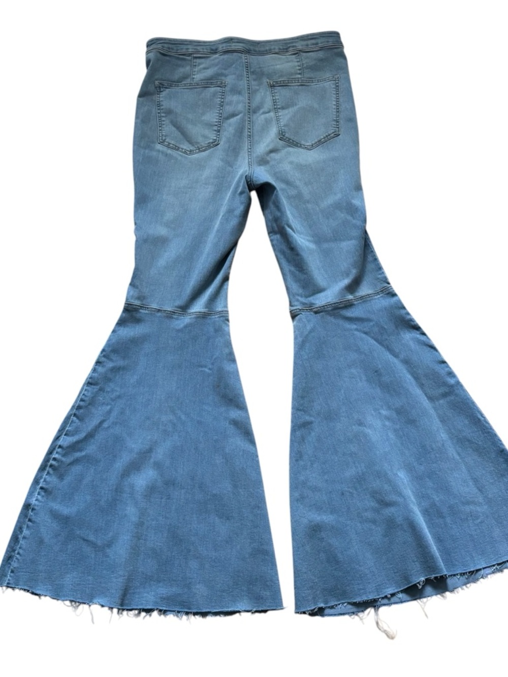 Free People Just Float On Flare Jeans Womens Size 31 Wide Leg Denim - Picture 3 of 5